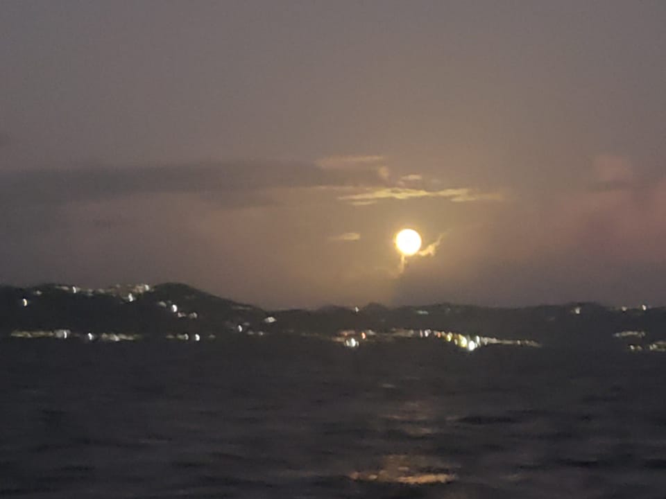 Full moon night passage