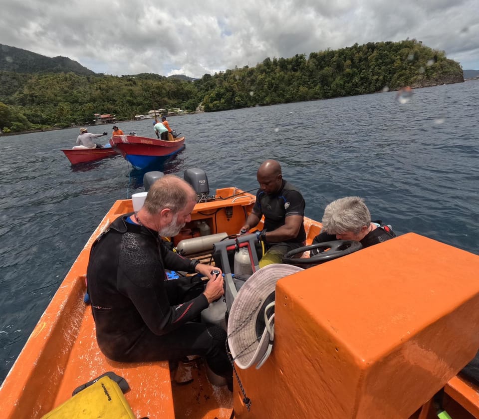 Diving in Dominica